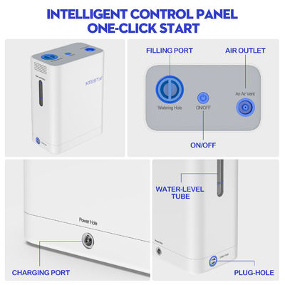 편리한 수소 생산 솔루션을 위한 휴대용 수소 산소 기계
